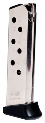 WALTHER MAGAZINE PPK/S 380ACP 7RD FINGER REST NICKEL