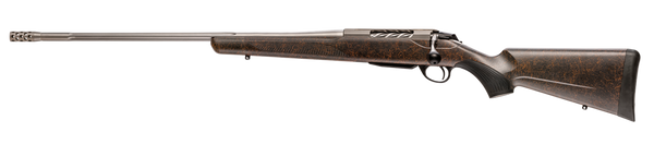 Tikka JRTXRBS47124 T3x Roughtech 7mm PRC 3+1 24.30" Stainless Fluted Threaded Barrel, Stainless Steel Drilled & Tapped Receiver, Ember Roughtech Synthetic Stock, Left Hand