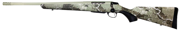 Tikka JRTXVA431R10 T3x Lite 300 Win Mag 3+1 24.30" Fluted/Threaded, Desert Verde Cerakote Barrel/Rec, Veil Alpine Synthetic Stock, Interchangeable Grip, Muzzle Brake Left Hand