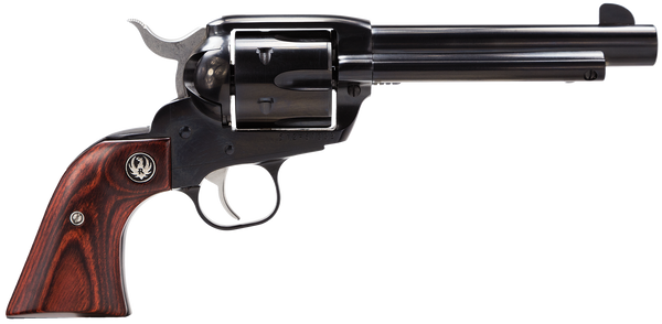 Ruger 5101 Vaquero  Medium Frame 45 Colt (Long Colt) 6rd 5.50" Blued Steel Barrel, Cylinder & Frame, Hardwood Grip, Transfer Bar Safety, Exposed Hammer