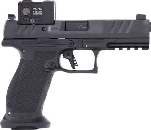WALTHER PDP PRO ACRO INSTALLED 9MM 4.5" 10-SHOT BLACK FRAME