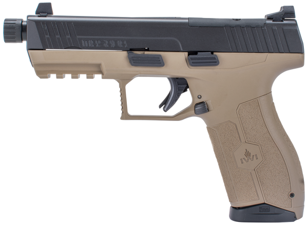 IWI US M9ORP10TFD MASADA  9mm Luger 4.60" TB 10+1 Flat Dark Earth Flat Dark Earth Interchangeable Backstrap Grip