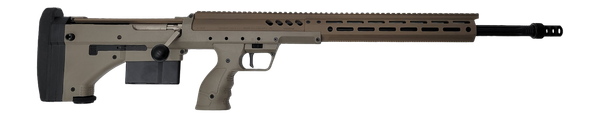 Desert Tech SRSRFMG26RFF SRS M2 338 Lapua Mag 5+1 26" Black Threaded Barrel, Flat Dark Earth Anodized Aluminum Receiver w/Picatinny Rail, M-LOK & Area 419 ARCA Lock Rail Handguard, Flat Dark Earth Cha