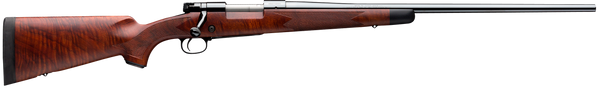 Winchester Repeating Arms 535203212 Model 70 Super Grade 243 Win Caliber with 5+1 Capacity, 22" Barrel, High Polished Blued Metal Finish & Satin Fancy Walnut Stock Right Hand (Full Size)