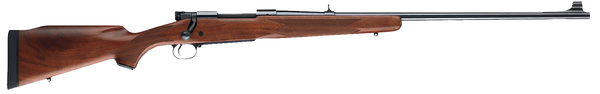 Winchester Repeating Arms 535205138 Model 70 Alaskan Full Size 375 H&H Mag 3+1 25" Brushed Polish Blued Sporter Barrel, Steel Receiver, Satin Walnut Monte Carlo  Stock