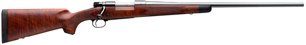 Winchester Repeating Arms 535203226 Model 70 Super Grade 270 Win Caliber with 5+1 Capacity, 24" Barrel, High Polished Blued Metal Finish & Satin Fancy Walnut Stock Right Hand (Full Size)