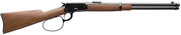 Winchester Guns 534190141 Model 1892 Large Loop Carbine 45 Colt (LC) 10+1 Cap 20" Brushed Polish Blued Rec/Barrel Satin Walnut Fixed Straight Grip Stock Right Hand (Full Size)