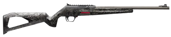 Winchester Repeating Arms 521154102 Wildcat SR 22 LR 10+1 16.50" Threaded Sporter Barrel,  Picatinny Rail Matte Black Polymer Receiver, Forged Carbon Gray Skeletonized Synthetic Stock, Ambidextrous