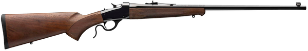 Winchester Repeating Arms 524100186 Model 1885 Low Wall Hunter Full Size 17 WSM 1rd 24" Brushed Polish Blued Octagon Barrel, Brushed Polish Blued Drilled & Tapped Steel Receiver, Satin Walnut Fixed Wo