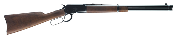 Winchester Repeating Arms 534177124 Model 1892 Carbine Full Size 44 Rem Mag 10+1 20" Brushed Polish Blued Steel Barrel, Drilled & Tapped Steel Receiver, Black Walnut Straight Grip Synthetic Stock
