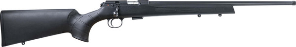 CZ 457 AMERICAN 17 HMR 20.5" THREADED BBL. BLACK STOCK