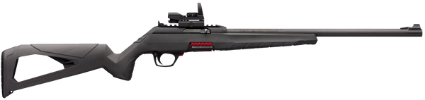 Winchester Repeating Arms 521104102 Wildcat Combo Full Size 22 LR 10+1 18" Matte Blued Sporter Barrel, Picatinny Rail Matte Black Polymer Receiver, Gray Synthetic Stock, Reflex Red Dot, Ambidextrous
