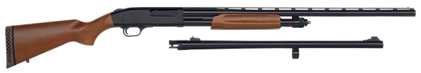 Mossberg 68224 835 Ulti-Mag Combo 12 Gauge 5+1 3.5" 28" Vent Rib/24" Slugster Barrel, Blued Steel Receiver, Dual Extractors, Fixed Wood Stock, Accu-Mag Chokes