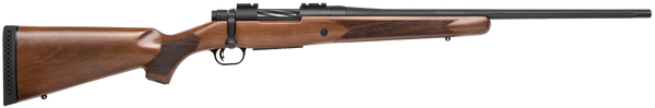 Mossberg 28026 Patriot  Full Size 6.5 Creedmoor 5+1 22" Matte Blued Fluted Barrel, Drilled & Tapped Matte Blued Stainless Steel Receiver, Fixed Walnut Stock, Right Hand
