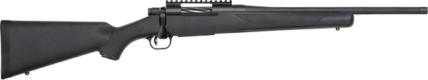 Mossberg 28231 Patriot Carbine 450 Bushmaster 5+1 18" Matte Blued Threaded Bull Barrel, Matte Blued Picatinny Rail Receiver, Black Fixed Synthetic Stock