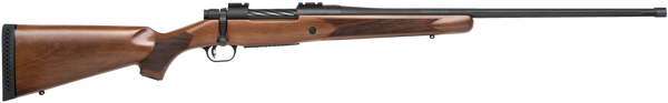 Mossberg 28132 Patriot  Full Size 300 Win Mag 3+1 24" Matte Blued Fluted Threaded Barrel, Drilled & Tapped Matte Blued Stainless Steel Receiver, Walnut Fixed Stock, Right Hand