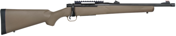 Mossberg 28051 Patriot  450 Bushmaster Caliber with 3+1 Capacity, 16.25" Threaded/Fluted Barrel, Matte Blued Metal Finish & Flat Dark Earth Synthetic Stock Right Hand (Full Size)