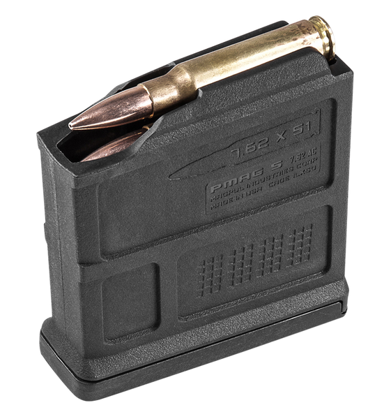 Magpul MAG549BLK PMAG  Black AICS 5rd 6.5 Creedmoor/308 Win/7mm-08 Rem/260 Rem/243 Win/7.62x51mm NATO for Short Bolt Action Rifles