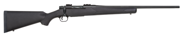 Mossberg 28085 Patriot  Full Size 350 Legend 4+1 22" Matte Blued Fluted Barrel, Drilled & Tapped Matte Blued Stainless Steel Receiver, Black Fixed Synthetic Stock, Right Hand