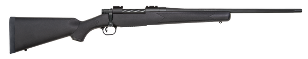 Mossberg 27884 Patriot  Full Size 270 Win 5+1 22" Matte Blued Fluted Barrel, Drilled & Tapped Matte Blued Stainless Steel Receiver, Fixed Synthetic Stock, Right Hand