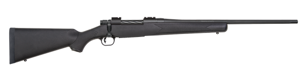 Mossberg 27892 Patriot  Full Size 30-06 Springfield 5+1 22" Matte Blued Fluted Barrel, Drilled & Tapped Matte Blued Stainless Steel Receiver, Black Fixed Synthetic Stock, Right Hand