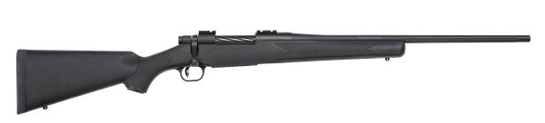 Mossberg 27892 Patriot  Full Size 30-06 Springfield 5+1 22" Matte Blued Fluted Barrel, Drilled & Tapped Matte Blued Stainless Steel Receiver, Black Fixed Synthetic Stock, Right Hand