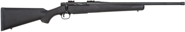 Mossberg 28175 Patriot  Full Size 400 Legend 4+1 20" Matte Blued Threaded Barrel, Matte Blued Drilled & Tapped Stainless Steel Receiver, Fixed Black Synthetic Stock, Right Hand