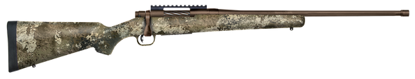 Mossberg 28044 Patriot Predator 243 Win 5+1 22" Patriot Brown Cerakote 4.49" Fluted Barrel Patriot Brown Cerakote Steel TrueTimber Strata Right Hand