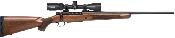 Mossberg 27942 Patriot  30-06 Springfield Caliber with 5+1 Capacity, 22" Fluted Barrel, Matte Blued Metal Finish & Walnut Stock Right Hand (Full Size) Includes Vortex Crossfire II 3-9x40mm Scope