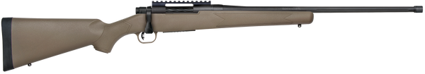 Mossberg 28255 Patriot Predator Full Size 350 Legend 4+1 20" Matte Blued Fluted Threaded Barrel, Matte Blued Picatinny Rail Receiver, Fixed Flat Dark Earth Synthetic Stock