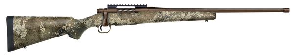 Mossberg 28046 Patriot Predator 6.5 Creedmoor Caliber with 5+1 Capacity, 22" Threaded/Fluted Barrel, Patriot Brown Cerakote Metal Finish & TrueTimber Strata Synthetic Stock Right Hand (Full Size)