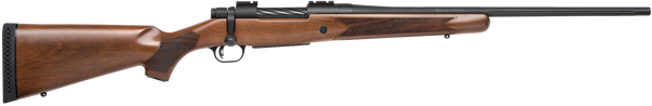 Mossberg 27882 Patriot  Full Size 270 Win 5+1 22" Matte Blued Fluted Barrel, Drilled & Tapped Matte Blued Stainless Steel Receiver, Walnut Fixed Stock, Right Hand