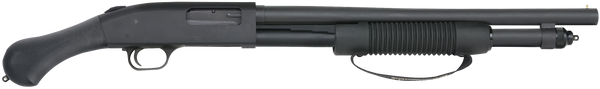 Mossberg 50639 590 Shockwave 12 Gauge Pump 3" 6+1 18.50" Matte Blued Heavy-Walled Barrel, Drilled & Tapped Matte Blued Stainless Steel Receiver, Black Raptor Birdshead Grip