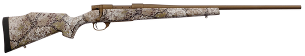Weatherby VAP300NR4T Vanguard Badlands 300 Win 3+1 24"  Burnt Bronze Cerakote #2 Threaded Barrel, Drilled & Tapped Steel Receiver, Badlands Approach Camo Monte Carlo w/Raised Comb Synthetic Stock