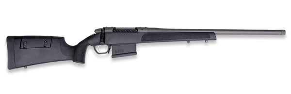 Weatherby 3WR047MMBROT 307 Range SF 7mm BC 5+1 20" Tungsten Cerakote Heavy Threaded Barrel, Tungsten Cerakote Drilled & Tapped Steel Receiver, Adj Cheek Piece & LOP Black Synthetic Stock