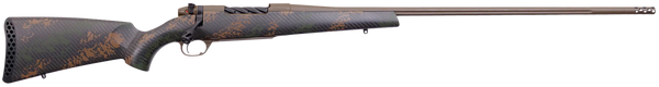 Weatherby MBC20N280AR6B Mark V Backcountry 2.0 280 Ackley Improved 4+1 24" Barrel, Patriot Brown Cerakote Metal Finish, Brown Sponge Pattern Black Peak 44 Blacktooth Stock