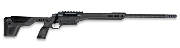 Weatherby 3WAMC22CMR0B 307 Alpine MDT Carbon 22 Creedmoor 3+1 18" Carbon Fiber Threaded Barrel, Carbon Gray Cerakote Steel Receiver w/Picatinny Rail, Arca Rail Forend, Black HNT26 MDT Chassis Carbon F
