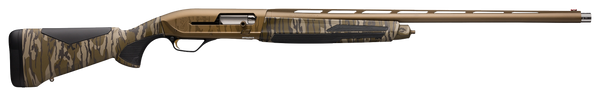 Browning 011743205 Maxus II Wicked Wing 12 Gauge 3.5" 4+1 26" Burnt Bronze Cerakote Barrel & Receiver, Mossy Oak Bottomland Synthetic Stock With SoftFlex Cheek Pad & Overmolded Grip Panels