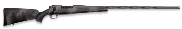 Weatherby MLW01N7MMWR8B Mark V Live Wild 7mm Wthby Mag 3+1 26" Carbon Gray Cerakote Fluted Threaded Barrel & Steel Drilled & Tapped Receiver, Black w/Gray Accents Fixed Polymer Stock, Right Hand
