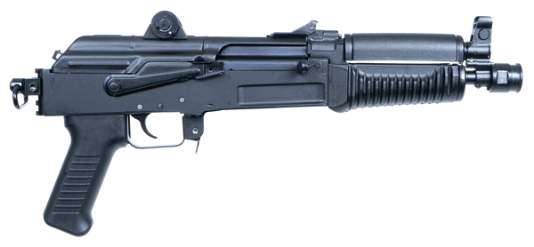 Arsenal SAM7K44 SAM7K  7.62x39mm 5+1 8.50" Black Steel Threaded Barrel, Black Aluminum Forged & Milled Receiver, Black Polymer Grips