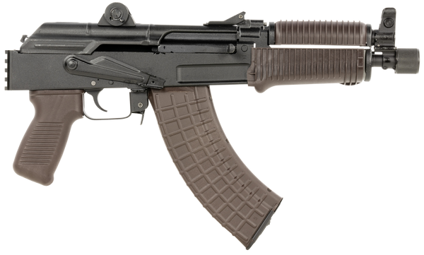 Arsenal SAM7K56P SAM7K-56P  Sports South Exclusive 7.62x39mm 30rd, 8.50" Black Chrome Lined Steel Barrel, Black Milled Receiver, Plum Furniture, Picatinny Rail, Hard Case, QD Swivel Sling