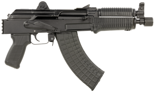 Arsenal SAM7K55 SAM7K  7.62x39mm 30+1 8.50" Black Steel Threaded Barrel, Polymer Handguards, Black Aluminum Forged & Milled Receiver, Mounted 1913 Picatinny Rail, Black Polymer Grips