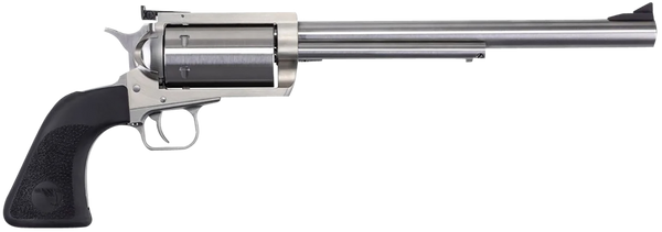Magnum Research BFR360 BFR  Extra Large 360 Buckhammer 6+1 Shot 10" Brushed Stainless Steel Barrel & Cylinder, Stainless Stainless Steel Frame, Black Rubber Grip, Exposed Hammer