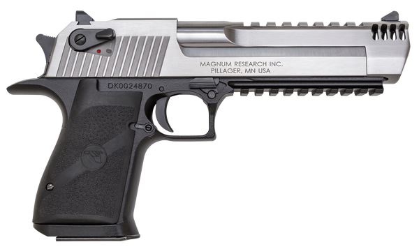 Magnum Research DE357ASIMB Desert Eagle Mark XIX L6 357 Mag 6" 9+1 Black Hardcoat Anodized Aluminum Frame Stainless Steel Slide Black Polymer Grip