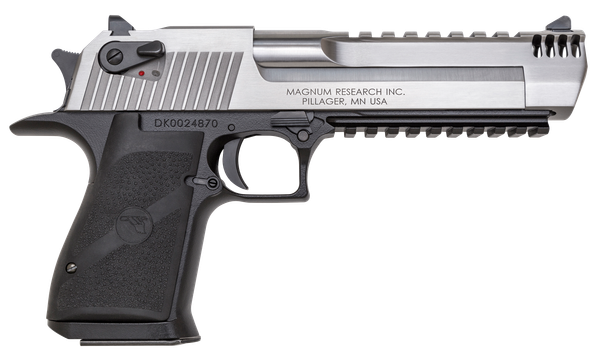Magnum Research DE357ASIMB Desert Eagle Mark XIX L6 357 Mag 6" 9+1 Black Hardcoat Anodized Aluminum Frame Stainless Steel Slide Black Polymer Grip