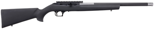 Magnum Research SBA22WMH Magnum Lite Straight Bolt 22 WMR 9+1 19" Black Threaded Barrel, Black Anodized Aluminum Receiver w/Picatinny Rail, Black Hogue OverMolded Polymer Stock