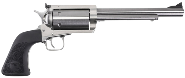 Magnum Research BFR303076 BFR  Extra Large 30-30 Win 6 Shot 7.50" Brushed Rifled Steel Barrel & Cylinder, Stainless Steel Frame, Black Hogue Rubber Grip, Exposed Hammer