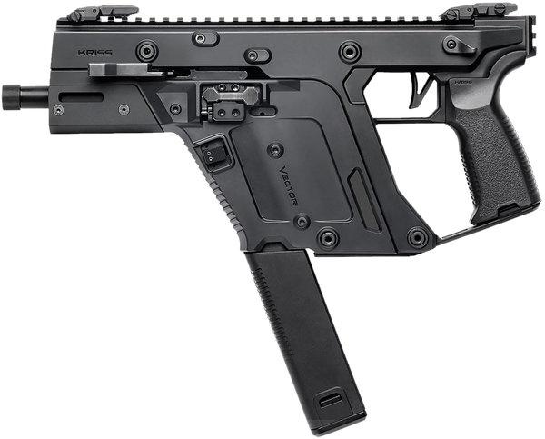 Kriss USA KV103PBL00 Vector SDP Gen3 10mm Auto 33+1 5.50" Black Nitride Threaded Barrel, M-LOK Handguard, Black Picatinny Rail Receiver & Rear, Black Polymer Grip, Ambidextrous, Glock Mag Compatible