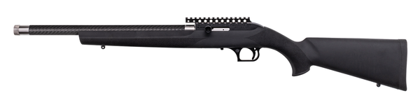 Magnum Research SSH22GT Magnum Lite SwitchBolt Full Size 22 LR 10+1 16.50" Black Anodized Carbon Steel/Threaded Barrel, Black w/Integral Scope Base Receiver, Black Fixed Hogue OverMolded Stock, Right