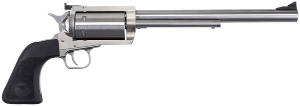 Magnum Research BFR30306 BFR  Extra Large 30-30 Win 6 Shot 10" Brushed Stainless Steel Barrel & Cylinder, Stainless Steel Frame, Black Hogue Rubber Grip, Exposed Hammer